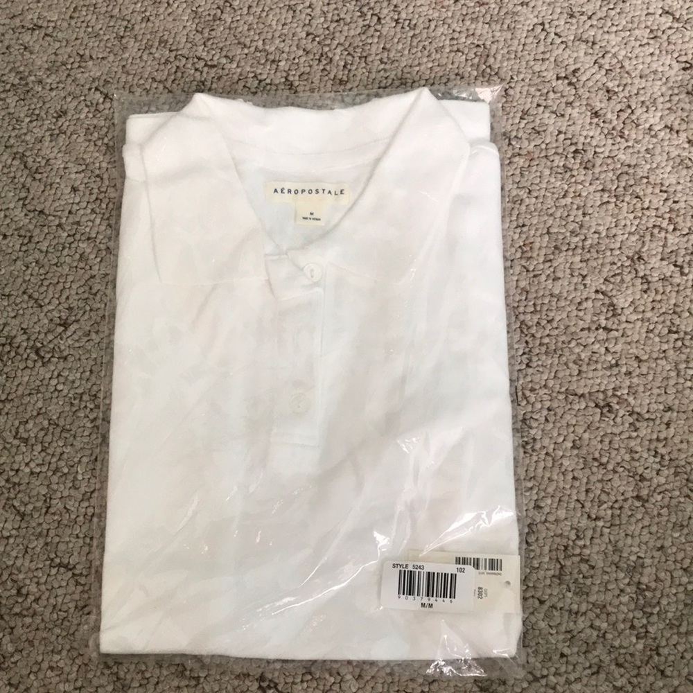 ❌SOLD ❌Brand new white Aeropostale polo